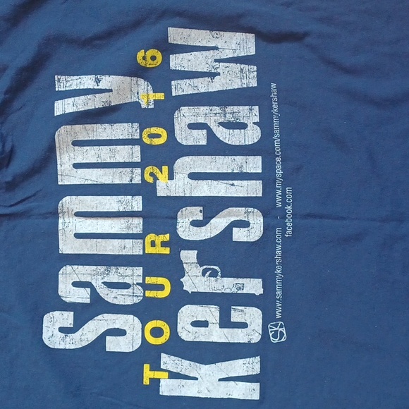 Sammy Kershaw concert tee shirt men's size large - Picture 4 of 5
